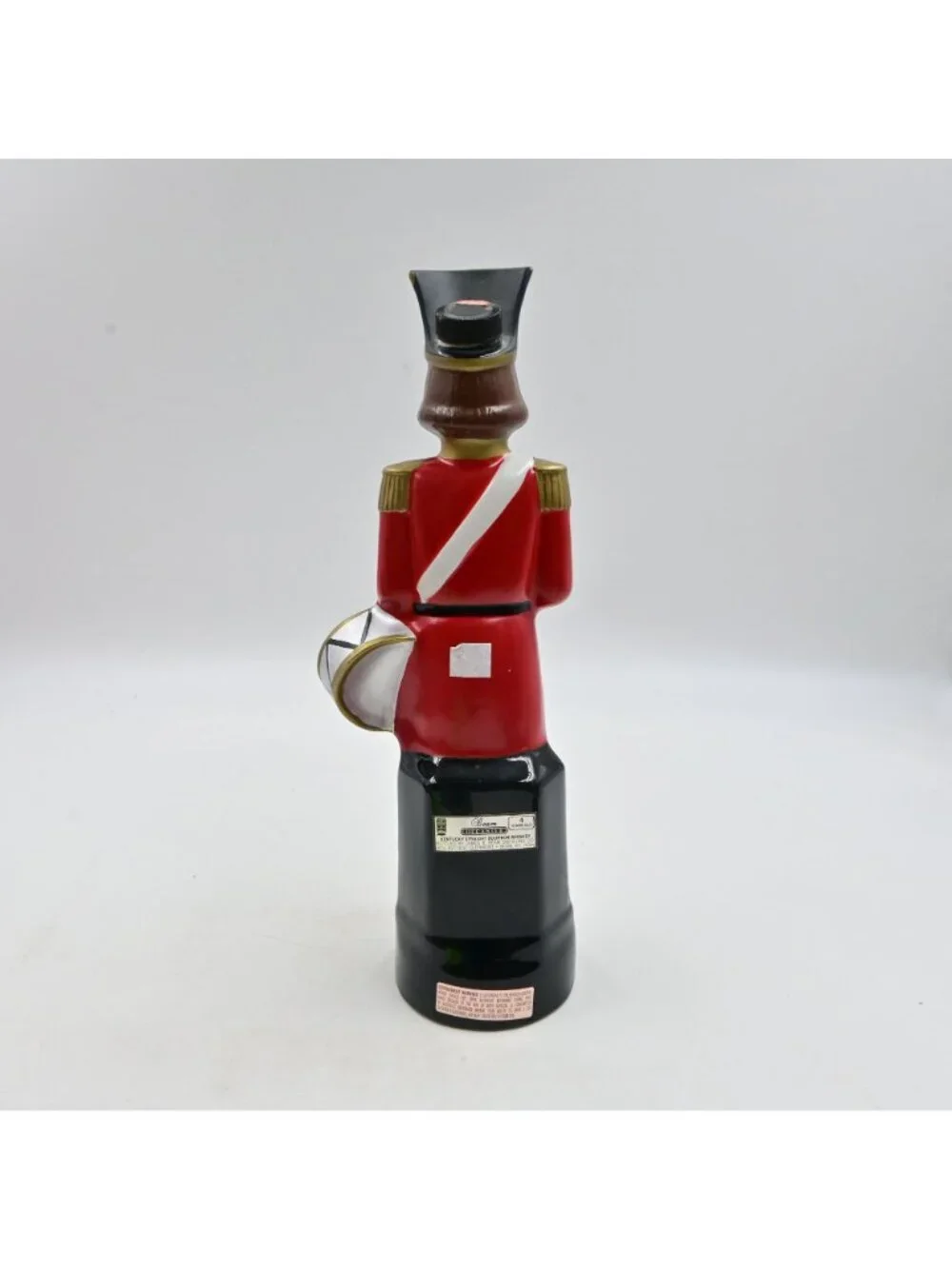 Jim Beam Holiday Collector Series Nutcracker Drum Soldier Decanter Empty 1990